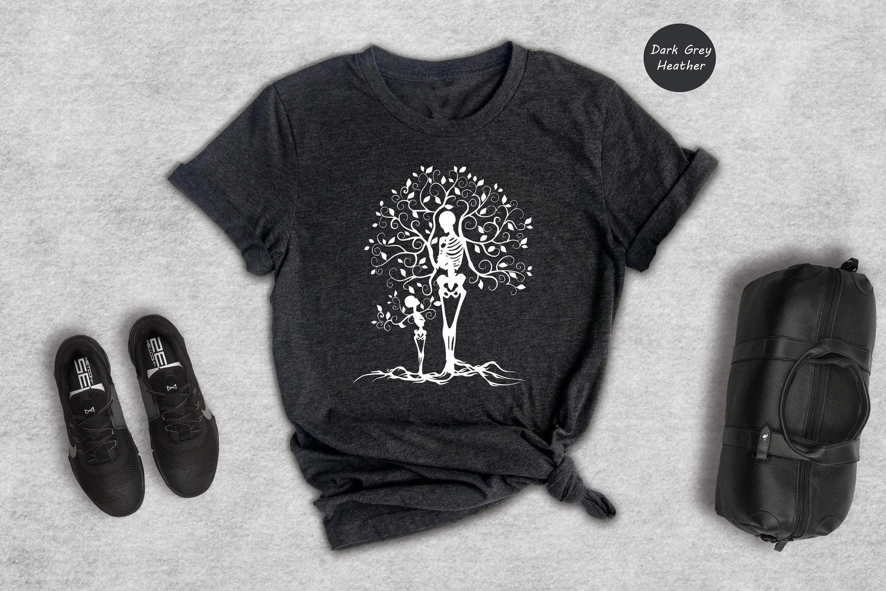 Plant Parent Free - Skeleton Parent Tree T Shirt PlanT