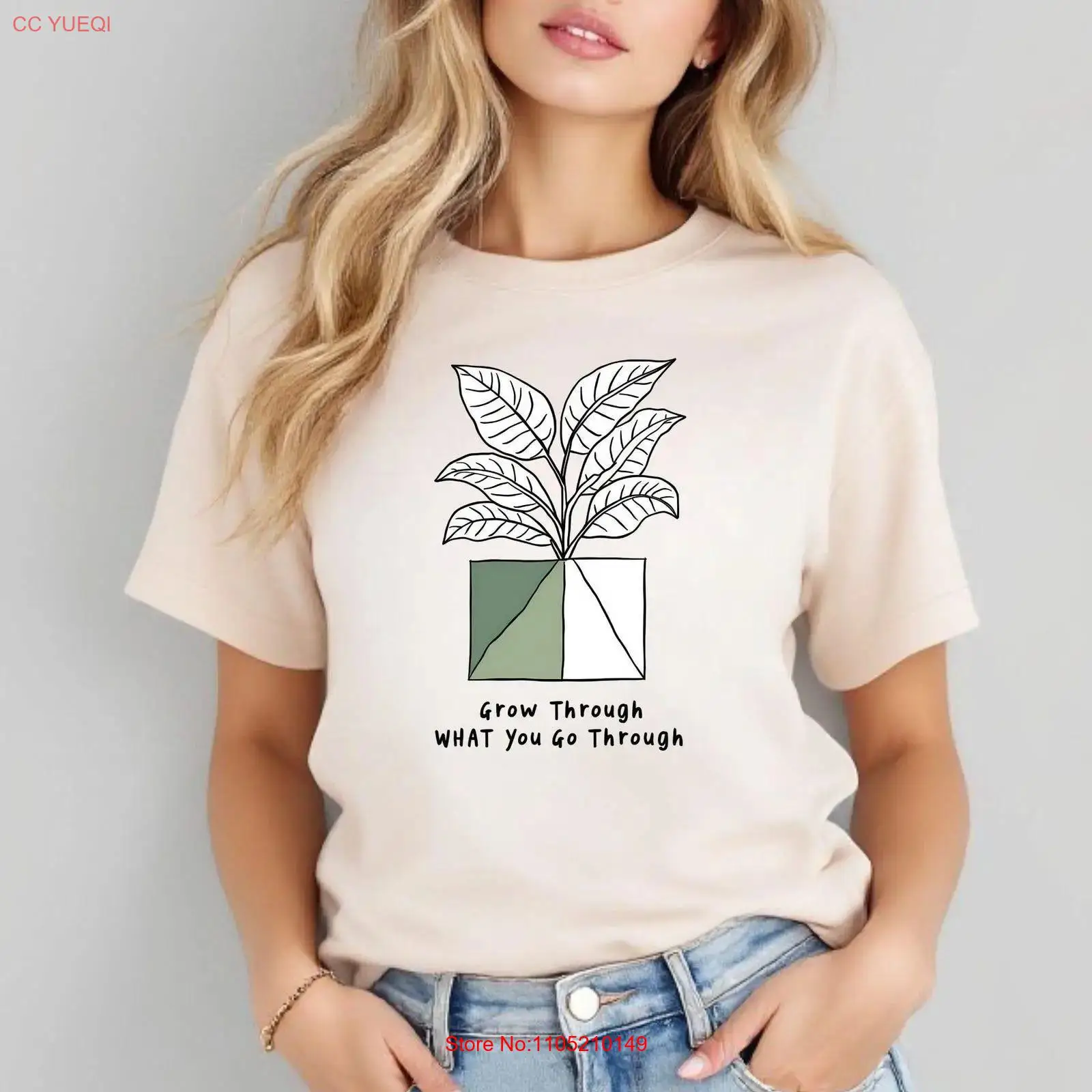 Plant Parent Free - Minimalist Plant Parent T Shirt Grow