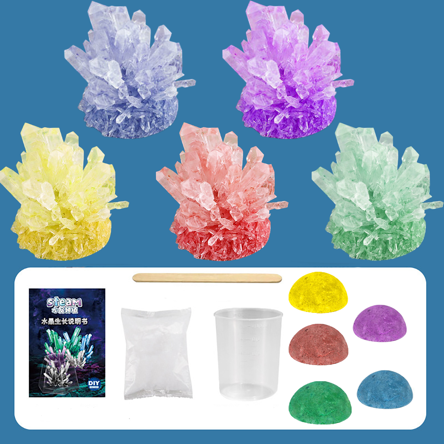 Plant Parent Free - Crystal planting DIY scientific experiment set,