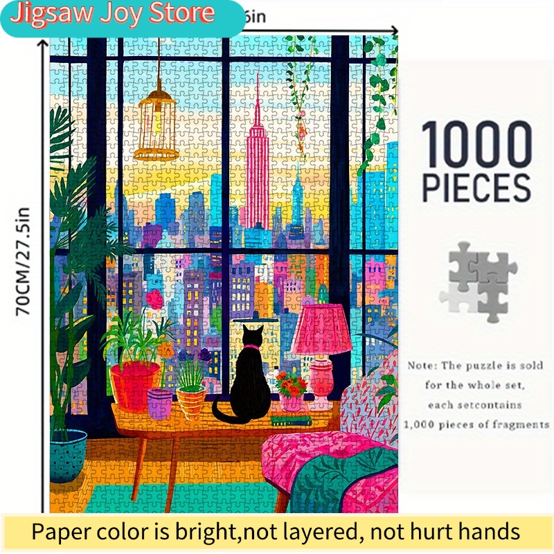 DIY Paper Puzzle, New York Cit - Plant Parent Free incelemesi ve fiyatı