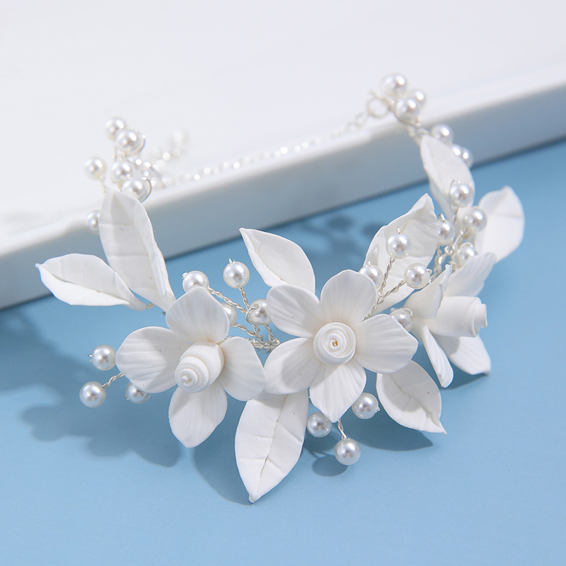 Ins Clay Flower Bridal Bracele - Snake Plant Ceramic incelemesi ve fiyatı