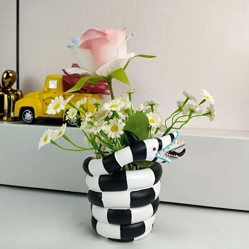 Snake Resin Flower Pot Creativ - Snake Plant Ceramic incelemesi ve fiyatı