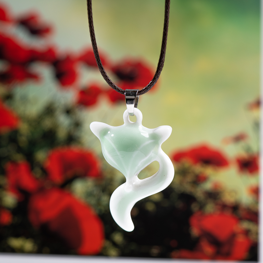 Ceramic Fox Pendant Cute Carto - Snake Plant Ceramic incelemesi ve fiyatı