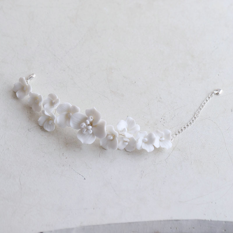 White Porcelain Flower Bridal  - Snake Plant Ceramic incelemesi ve fiyatı