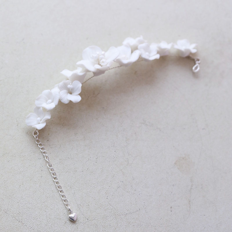 White Porcelain Flower Bridal  - Snake Plant Ceramic incelemesi ve fiyatı