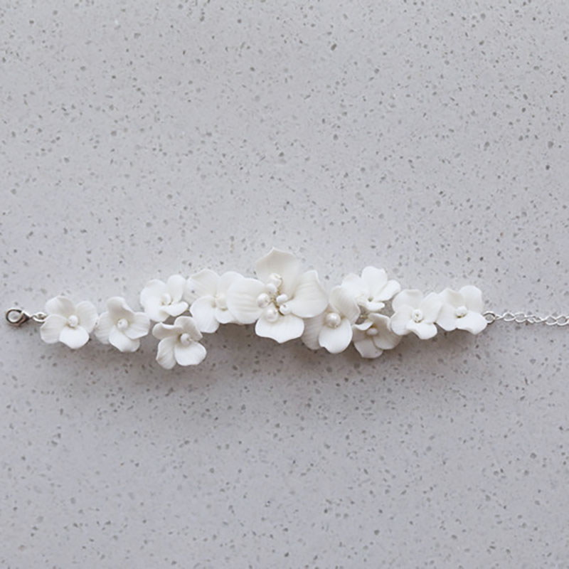 White Porcelain Flower Bridal  - Snake Plant Ceramic incelemesi ve fiyatı