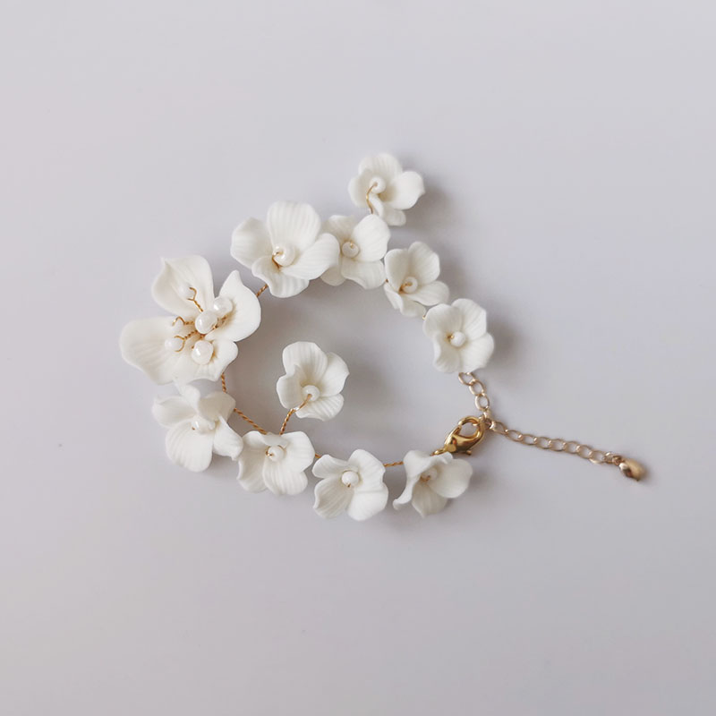 White Porcelain Flower Bridal  - Snake Plant Ceramic incelemesi ve fiyatı
