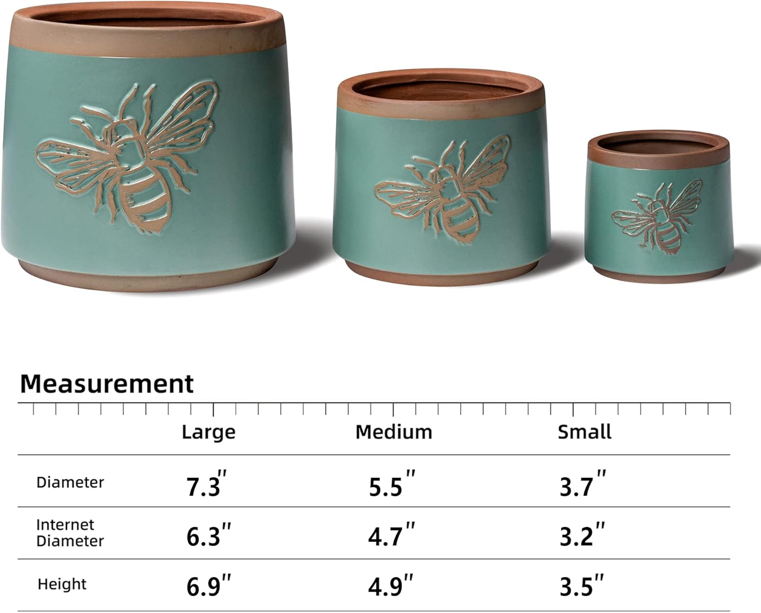 Terracotta Pots with Drainage  - Snake Plant Ceramic incelemesi ve fiyatı