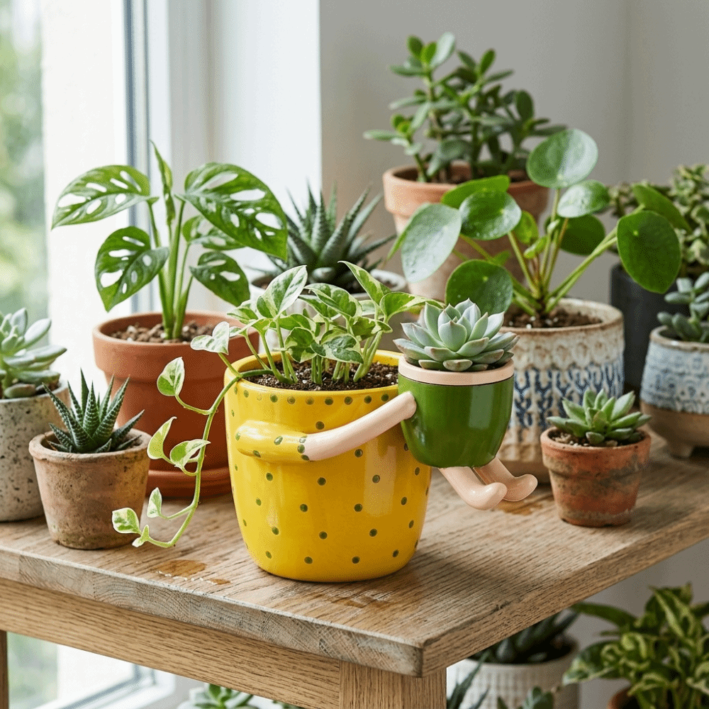 Resin Parent-child Flowerpot F - Plant Parent Free incelemesi ve fiyatı
