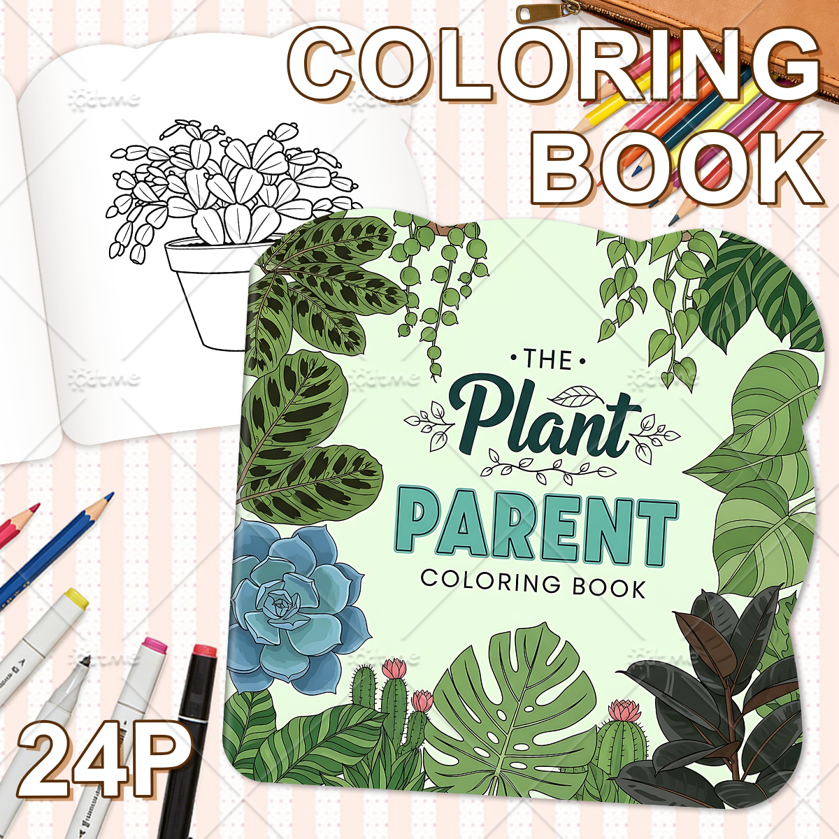 THE Plant PARENTE Coloring Boo - Plant Parent Free incelemesi ve fiyatı