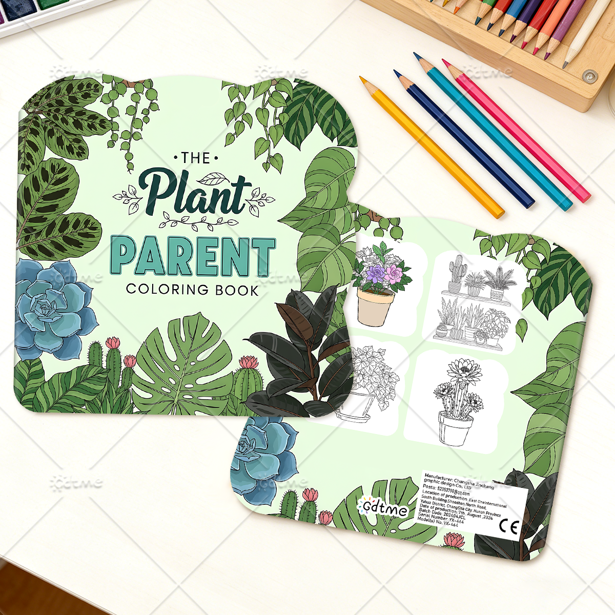 THE Plant PARENTE Coloring Boo - Plant Parent Free incelemesi ve fiyatı