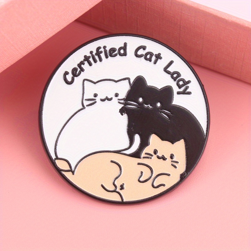 Certified Cat Lady Pin - Tri-C - Plant Parent Free incelemesi ve fiyatı