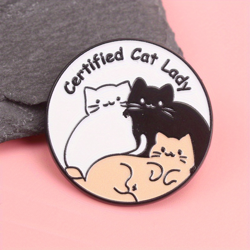 Certified Cat Lady Pin - Tri-C - Plant Parent Free incelemesi ve fiyatı