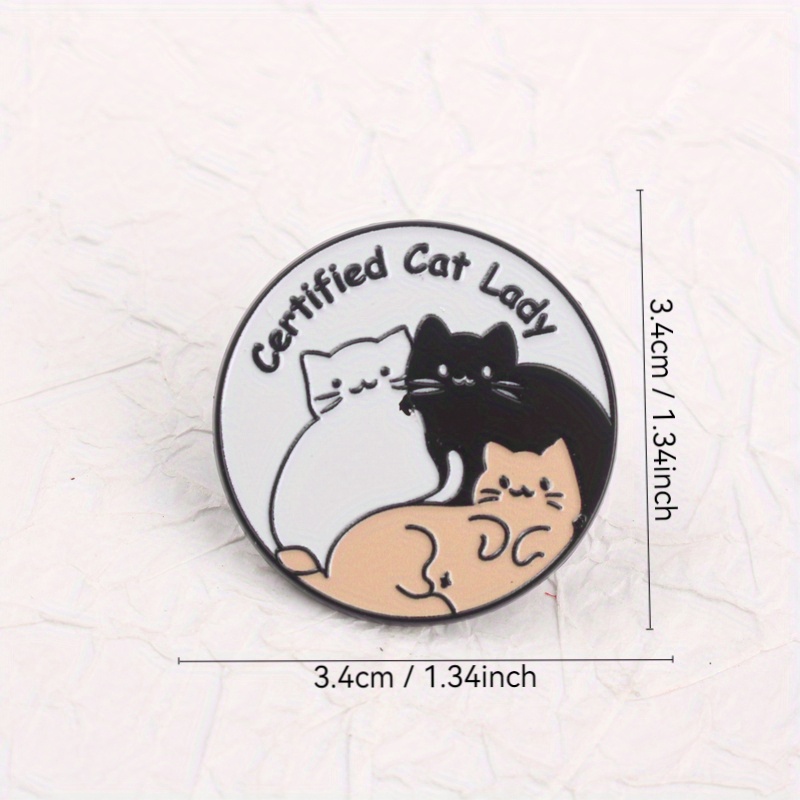Certified Cat Lady Pin - Tri-C - Plant Parent Free incelemesi ve fiyatı